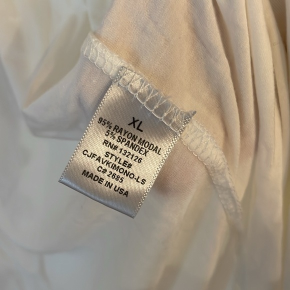 Carly Jean LA ivory cream super soft cardigan women’s size XL - Picture 7 of 7